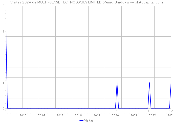 Visitas 2024 de MULTI-SENSE TECHNOLOGIES LIMITED (Reino Unido) 