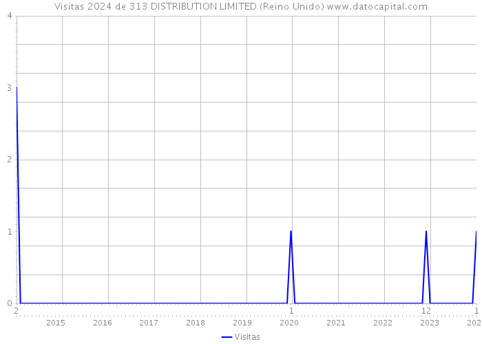 Visitas 2024 de 313 DISTRIBUTION LIMITED (Reino Unido) 