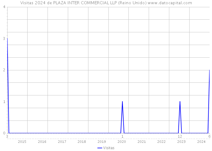 Visitas 2024 de PLAZA INTER COMMERCIAL LLP (Reino Unido) 