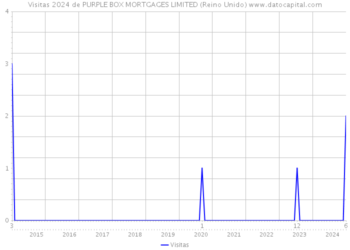 Visitas 2024 de PURPLE BOX MORTGAGES LIMITED (Reino Unido) 