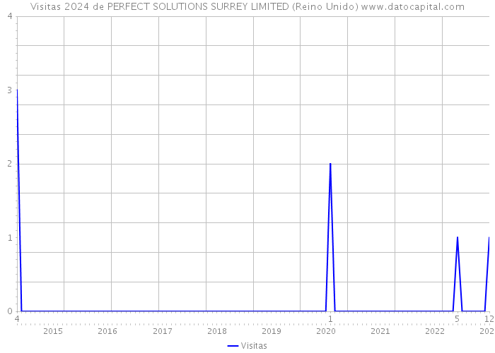 Visitas 2024 de PERFECT SOLUTIONS SURREY LIMITED (Reino Unido) 