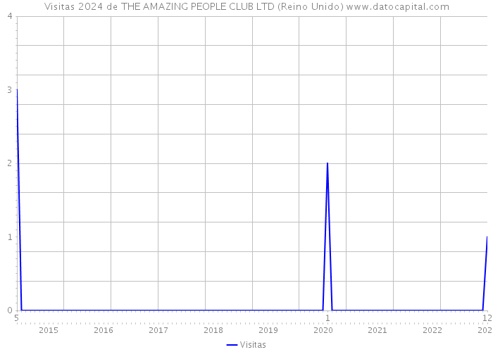 Visitas 2024 de THE AMAZING PEOPLE CLUB LTD (Reino Unido) 