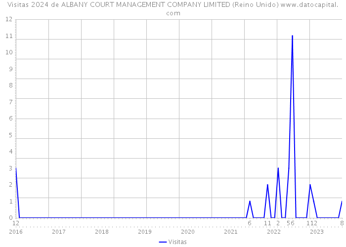 Visitas 2024 de ALBANY COURT MANAGEMENT COMPANY LIMITED (Reino Unido) 