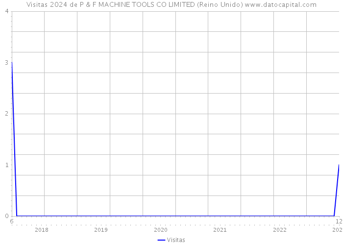 Visitas 2024 de P & F MACHINE TOOLS CO LIMITED (Reino Unido) 
