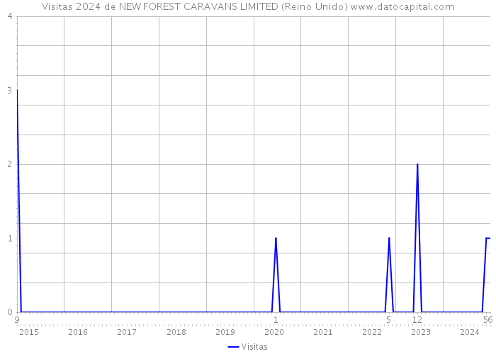 Visitas 2024 de NEW FOREST CARAVANS LIMITED (Reino Unido) 