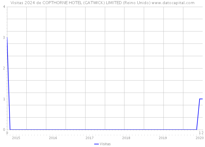 Visitas 2024 de COPTHORNE HOTEL (GATWICK) LIMITED (Reino Unido) 