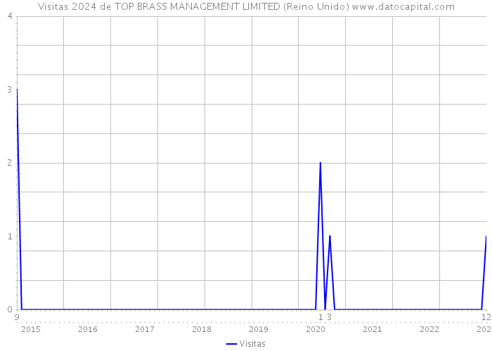 Visitas 2024 de TOP BRASS MANAGEMENT LIMITED (Reino Unido) 