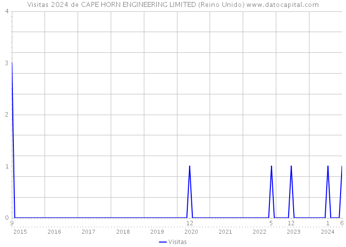 Visitas 2024 de CAPE HORN ENGINEERING LIMITED (Reino Unido) 