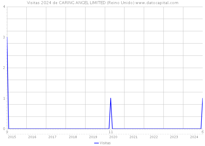 Visitas 2024 de CARING ANGEL LIMITED (Reino Unido) 