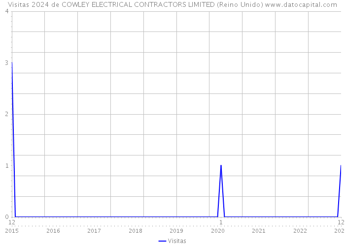 Visitas 2024 de COWLEY ELECTRICAL CONTRACTORS LIMITED (Reino Unido) 