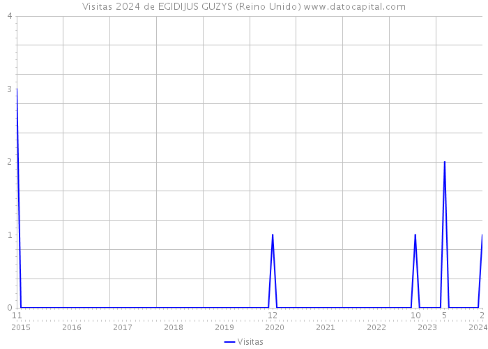 Visitas 2024 de EGIDIJUS GUZYS (Reino Unido) 