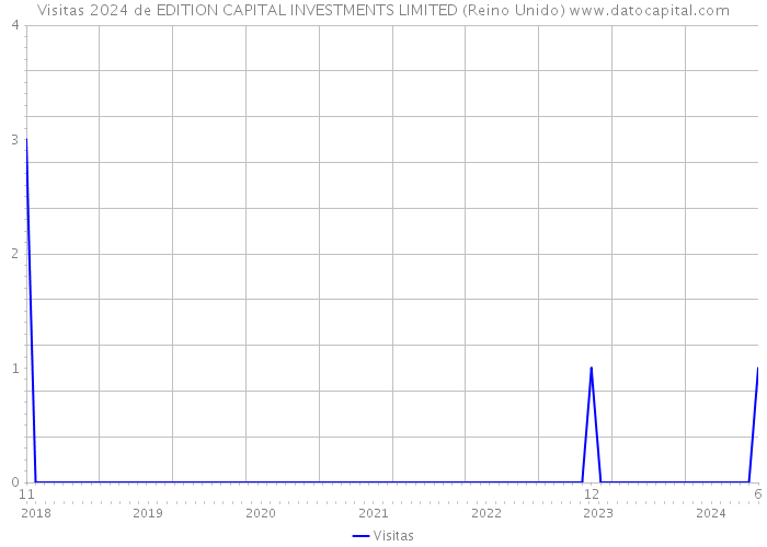 Visitas 2024 de EDITION CAPITAL INVESTMENTS LIMITED (Reino Unido) 