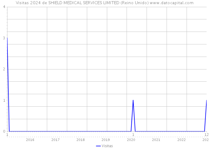 Visitas 2024 de SHIELD MEDICAL SERVICES LIMITED (Reino Unido) 