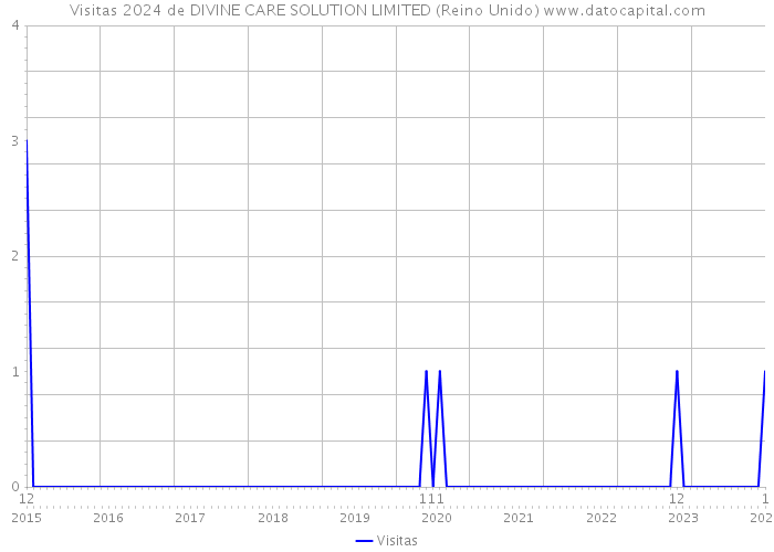 Visitas 2024 de DIVINE CARE SOLUTION LIMITED (Reino Unido) 