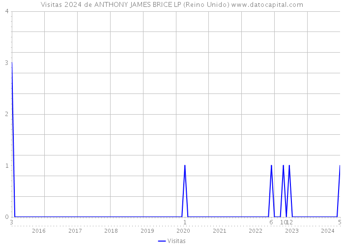 Visitas 2024 de ANTHONY JAMES BRICE LP (Reino Unido) 