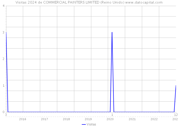 Visitas 2024 de COMMERCIAL PAINTERS LIMITED (Reino Unido) 