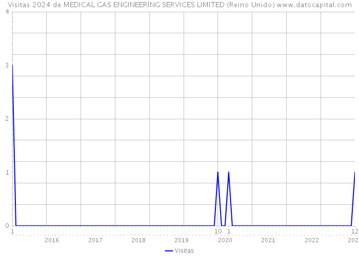 Visitas 2024 de MEDICAL GAS ENGINEERING SERVICES LIMITED (Reino Unido) 