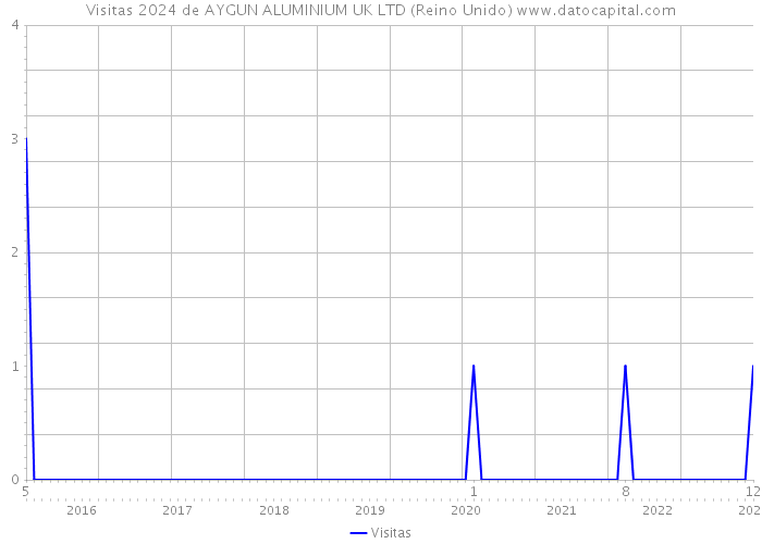 Visitas 2024 de AYGUN ALUMINIUM UK LTD (Reino Unido) 