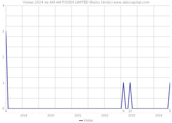 Visitas 2024 de AM AM FOODS LIMITED (Reino Unido) 