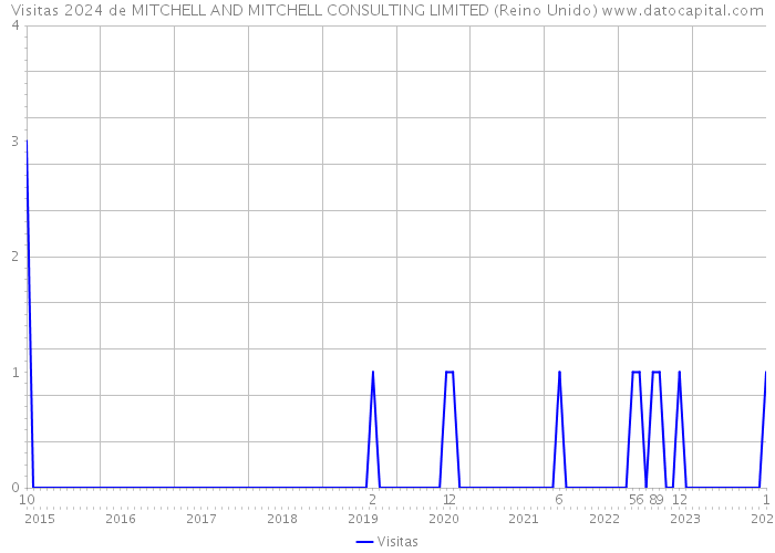 Visitas 2024 de MITCHELL AND MITCHELL CONSULTING LIMITED (Reino Unido) 