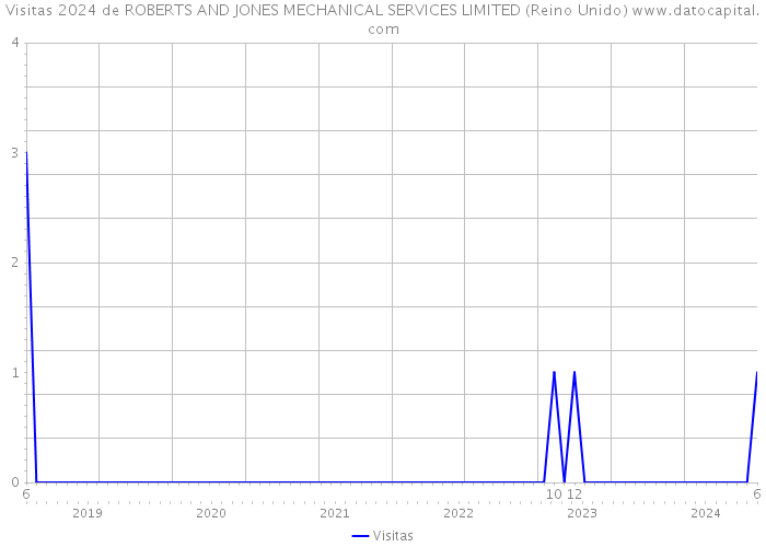 Visitas 2024 de ROBERTS AND JONES MECHANICAL SERVICES LIMITED (Reino Unido) 