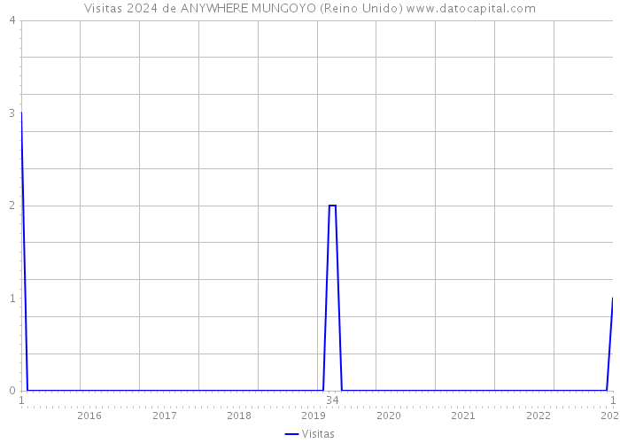 Visitas 2024 de ANYWHERE MUNGOYO (Reino Unido) 