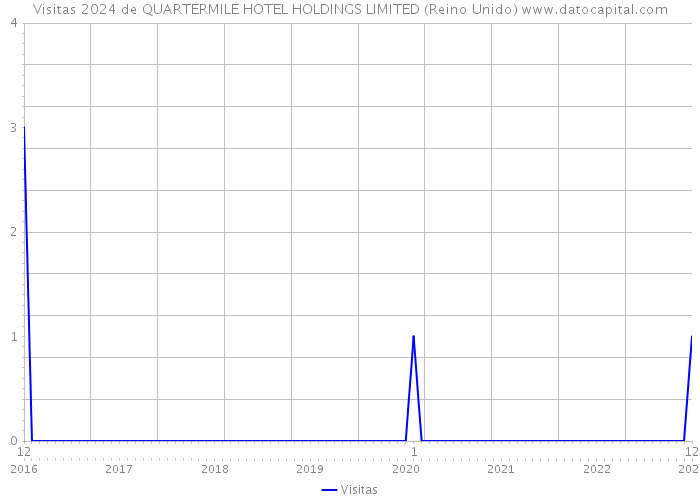 Visitas 2024 de QUARTERMILE HOTEL HOLDINGS LIMITED (Reino Unido) 