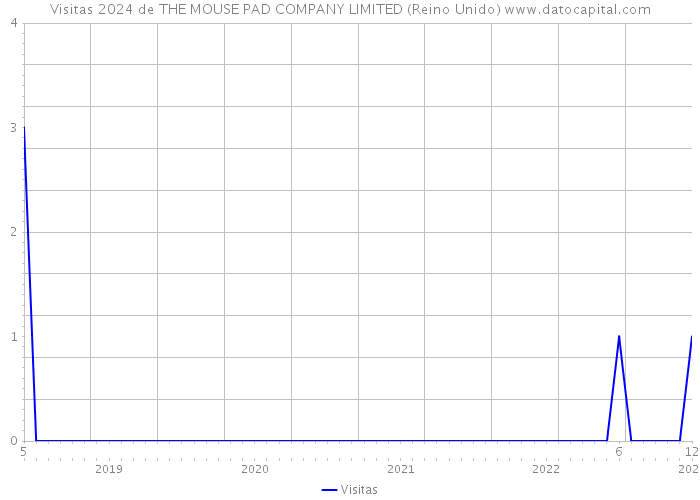 Visitas 2024 de THE MOUSE PAD COMPANY LIMITED (Reino Unido) 