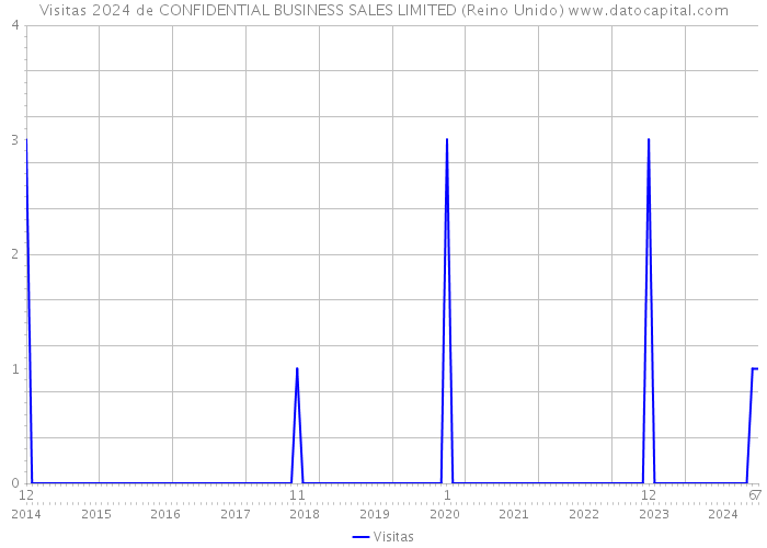 Visitas 2024 de CONFIDENTIAL BUSINESS SALES LIMITED (Reino Unido) 