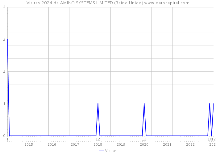 Visitas 2024 de AMINO SYSTEMS LIMITED (Reino Unido) 