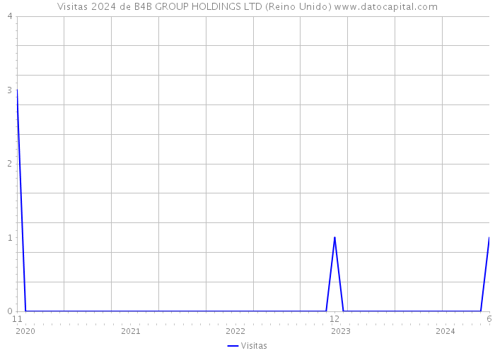 Visitas 2024 de B4B GROUP HOLDINGS LTD (Reino Unido) 