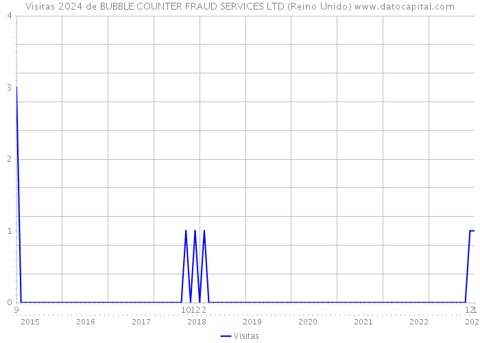 Visitas 2024 de BUBBLE COUNTER FRAUD SERVICES LTD (Reino Unido) 