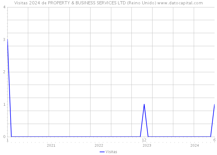 Visitas 2024 de PROPERTY & BUSINESS SERVICES LTD (Reino Unido) 