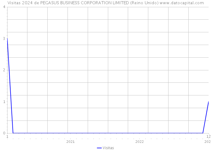 Visitas 2024 de PEGASUS BUSINESS CORPORATION LIMITED (Reino Unido) 
