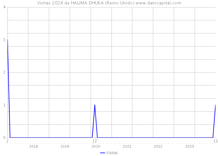 Visitas 2024 de HALIMA DHUKA (Reino Unido) 