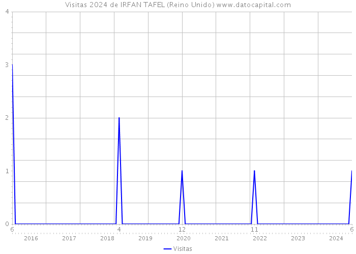 Visitas 2024 de IRFAN TAFEL (Reino Unido) 