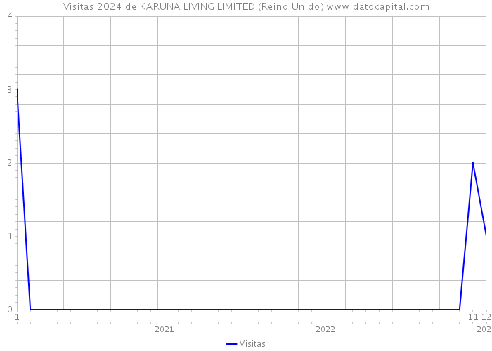 Visitas 2024 de KARUNA LIVING LIMITED (Reino Unido) 