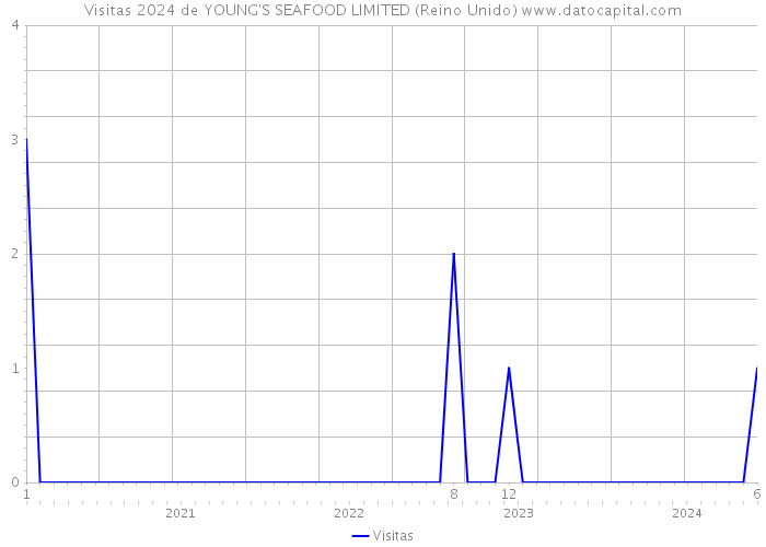 Visitas 2024 de YOUNG'S SEAFOOD LIMITED (Reino Unido) 