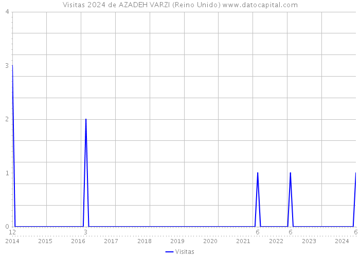 Visitas 2024 de AZADEH VARZI (Reino Unido) 