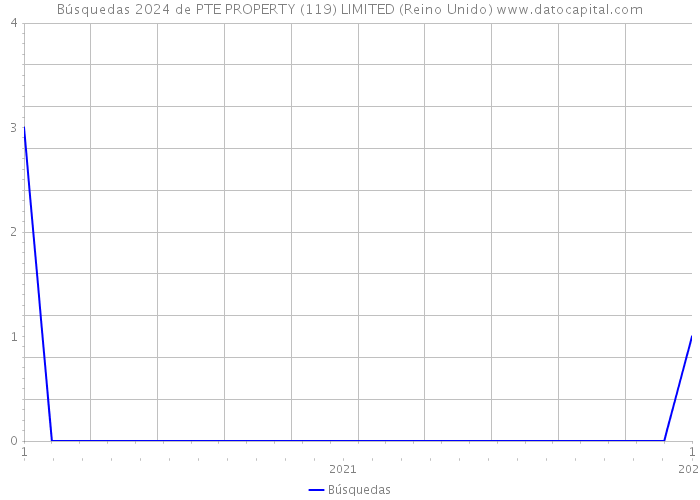 Búsquedas 2024 de PTE PROPERTY (119) LIMITED (Reino Unido) 