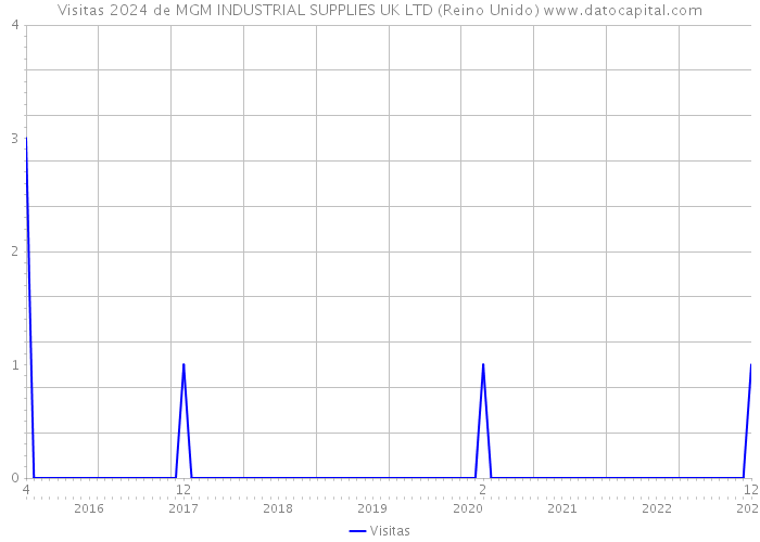 Visitas 2024 de MGM INDUSTRIAL SUPPLIES UK LTD (Reino Unido) 