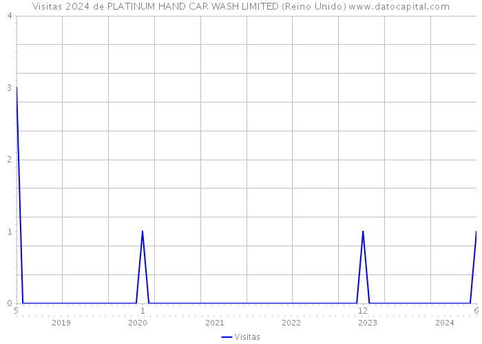 Visitas 2024 de PLATINUM HAND CAR WASH LIMITED (Reino Unido) 