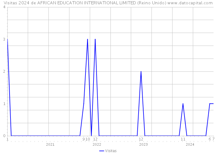 Visitas 2024 de AFRICAN EDUCATION INTERNATIONAL LIMITED (Reino Unido) 