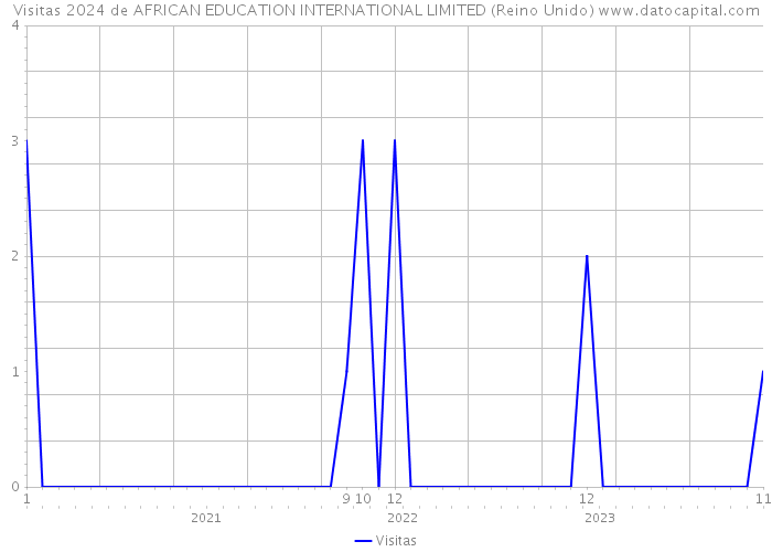 Visitas 2024 de AFRICAN EDUCATION INTERNATIONAL LIMITED (Reino Unido) 