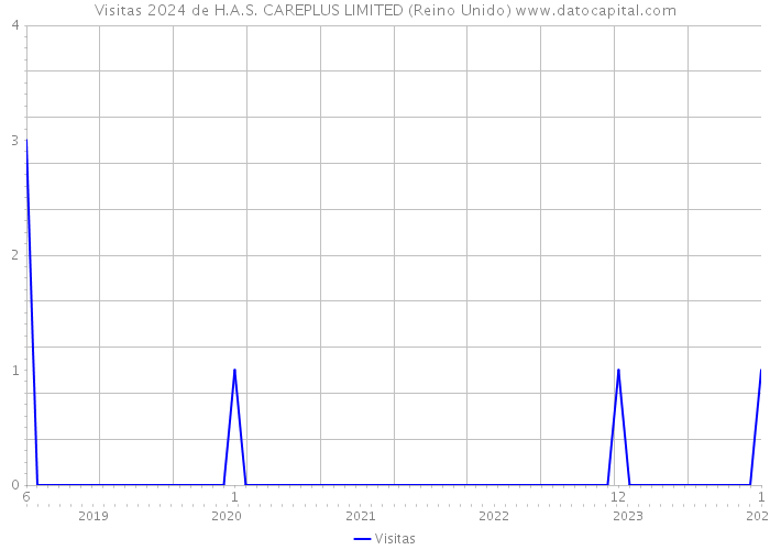 Visitas 2024 de H.A.S. CAREPLUS LIMITED (Reino Unido) 