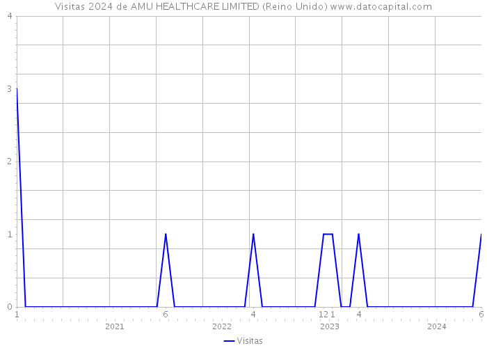 Visitas 2024 de AMU HEALTHCARE LIMITED (Reino Unido) 