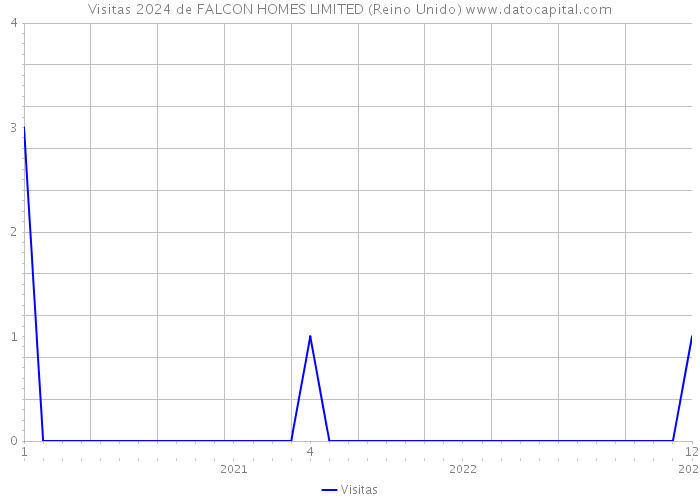 Visitas 2024 de FALCON HOMES LIMITED (Reino Unido) 