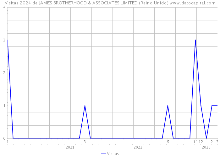 Visitas 2024 de JAMES BROTHERHOOD & ASSOCIATES LIMITED (Reino Unido) 