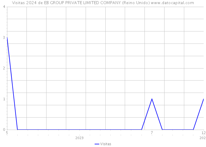 Visitas 2024 de EB GROUP PRIVATE LIMITED COMPANY (Reino Unido) 