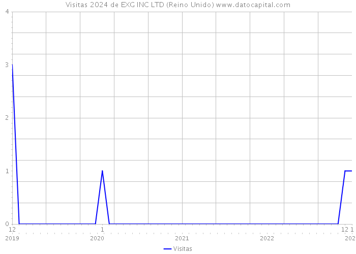 Visitas 2024 de EXG INC LTD (Reino Unido) 